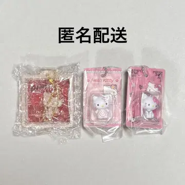 키티 가챠 패키지 미니어처 컬렉션 클리어 아크릴 키링