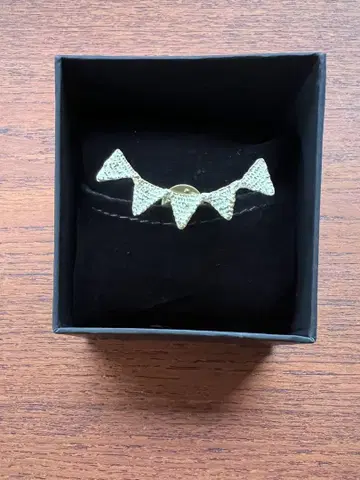 금공가 오하라 세이코 놋쇠 브로치