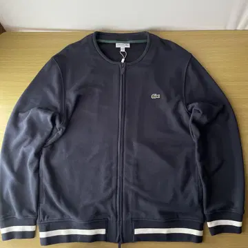 [ LACOSTE / 라코스테 ] 노카라 집업 맨투맨 블루종 XL