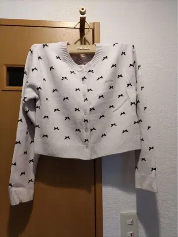 SNIDEL 리본 무늬 가디건 ONE SIZE