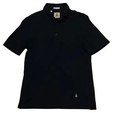 GUY ROVER 가이 로버 버튼 다운 피케 셔츠 블랙 남성용 S