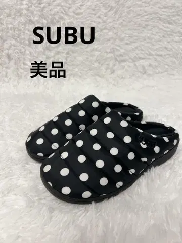 [ 새상품급 ] 수부 24.5cm 도트 subu 샌들 슬립온