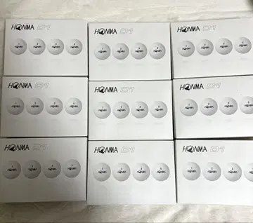 [ 묶음 판매 ] 새상품 혼마 HONMA D1 골프공 9더즌