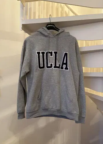 UCLA 브루인 블루 그레이 후드티 L 사이즈