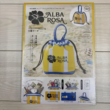 ALBA ROSA 드로우 스트링 백 파우치 북 신품 미사용