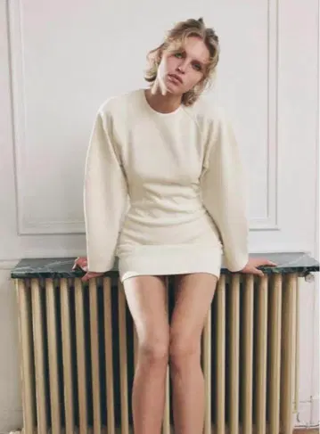 새상품 ZARA 퍼프 슬리브 원피스