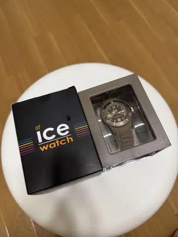 ICE watch 브라운 아날로그 시계 배터리 없음