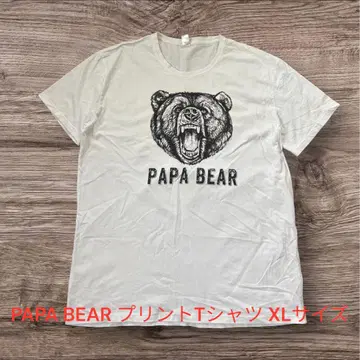 PAPA BEAR 프린트T셔츠 XL 사이즈