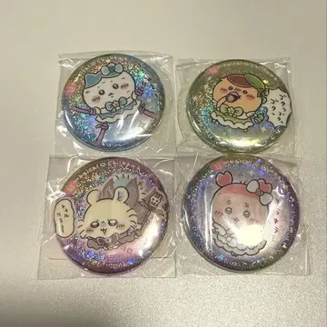 초 매지컬 치이카와 홀로그램 캔뱃지 4개 세트