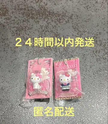 헬로키티 패키지 미니어처 컬렉션 갸루 차미키티 2점