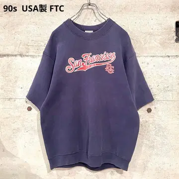 90s USA FTC 맨투맨 컷오프 반팔