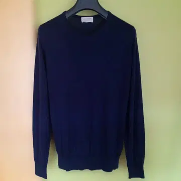 JOHN SMEDLEY 네이비 울 캐시미어 니트