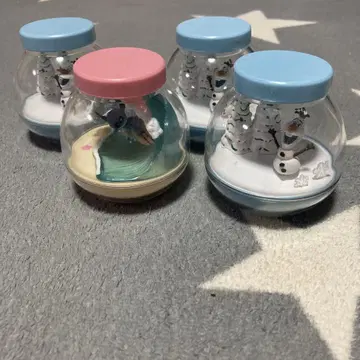 올라프 스티치 캡슐 토이 세트 4개