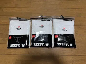 Hanes 헤인즈 BEEFY 피 크루넥 티셔츠 화이트 XL