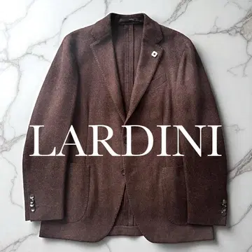 미사용급 LARDINI 테일러드 자켓 최고급 네이비 50