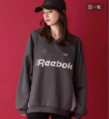 지나시스 Reebok 별주 게이밍 분또 V넥 풀오버