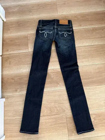 MOUSSY 스키니 데님 다크 블루