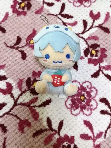 코론 군 동물 앉아 봉제 인형 키링