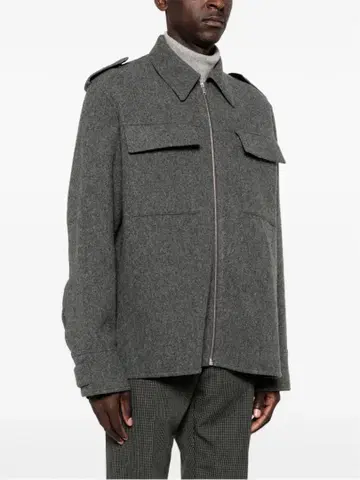 [ 미사용 ] JIL SANDER 텍스처 울 자켓 2024AW