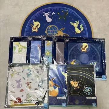 제일복권 포켓몬 Starlight Night 핸드 타월 스카프 러그 매트