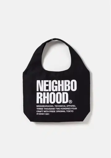 NEIGHBORHOOD 토트백 블랙