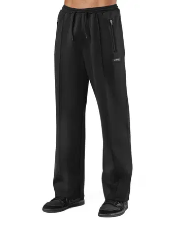 LYFT STANDARD WIDE TRACK PANTS - BLACK