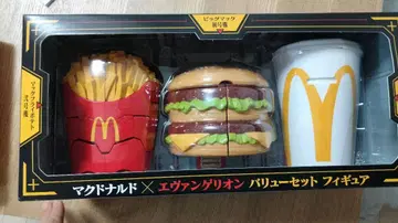 맥도날드 x 에반게리온 맥런치 피규어 3개 세트