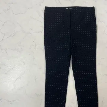 ZARA 빅 사이즈 도트 지퍼 플라이 다트 캐주얼 팬츠 XL