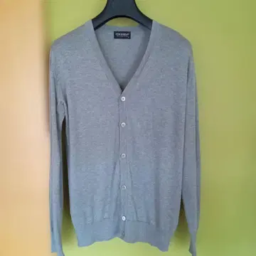 JOHN SMEDLEY 그레이 코튼 가디건