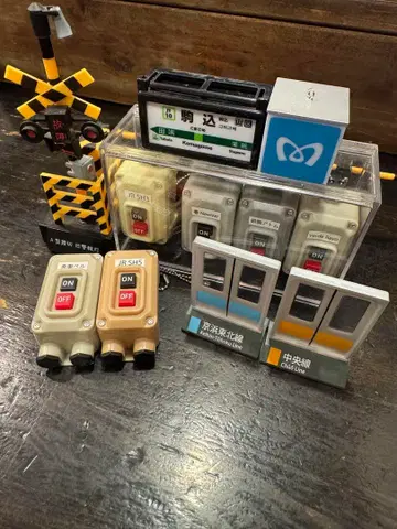 출발 벨 건널목 신호기 가챠 모음 판매 전광판 홈 도어 철도 사진 지하철