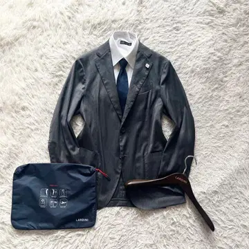 [ 컨디션 최상 ] LARDINI 이지 웨어 그레이 울 자켓 46