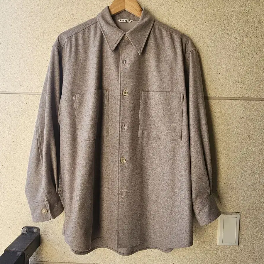 AURALEE | 오라리 Auralee Wool Silk Herringbone Coverall Size