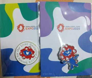 [ 새상품 ] EXPO2025 핀 배지 색상 차이 미야쿠미야쿠 레어