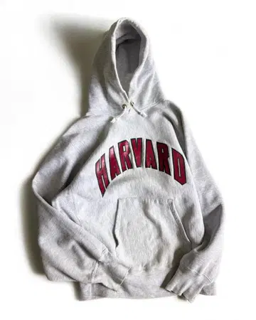 80's Champion HARVARD 리버스 위브 후드티