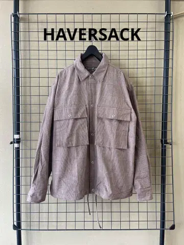 HAVERSACK 하버색 글렌체크 셔츠 블루종 JACKET