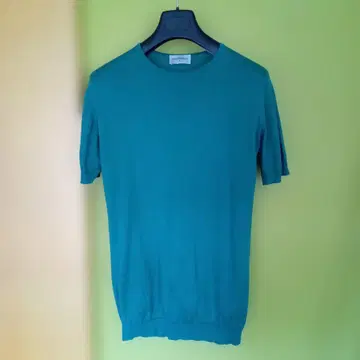 JOHN SMEDLEY 그린 반팔 코튼 T셔츠
