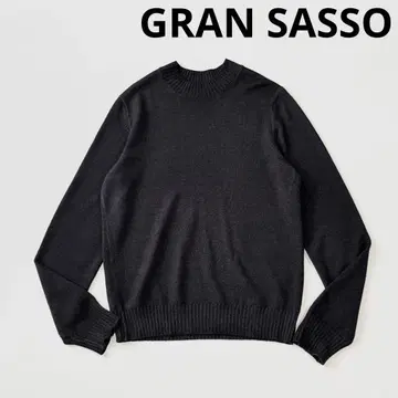 GRAN SASSO 그랑사쏘 모크넥 울 8게이지 니트