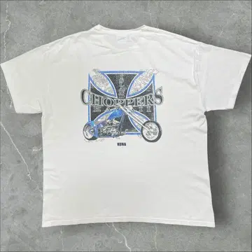 00s 초파 팀T셔츠 웨스트코스트풍 하와이 박스형