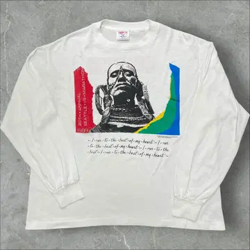 80s 90s 이벤트 마라톤 대회 아트 기업 티셔츠 USA제 롱티