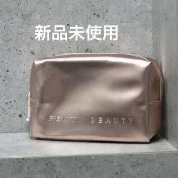 미사용 새상품 FENTY BEAUTY 로즈 골드 makeup bag