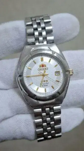 ORIENT 미가동품 배터리 교환 완료 5연 쥬빌리 브레스