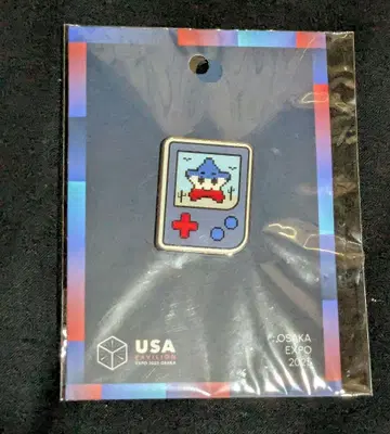 오사카 만박 EXPO 미국관 핀 배지 스파크 USA 게임