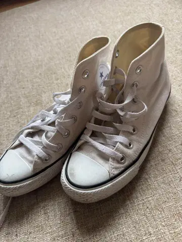 CONVERSE 하이컷 스니커즈 화이트