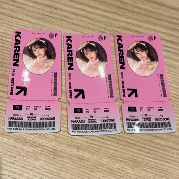 [ 3매 세트 ] 마츠모토 카렌 스티커 라라포트