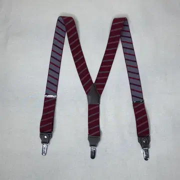 TAKEO KIKUCHI 다케오 키쿠치 서스펜더 레지멘탈 스트라이프