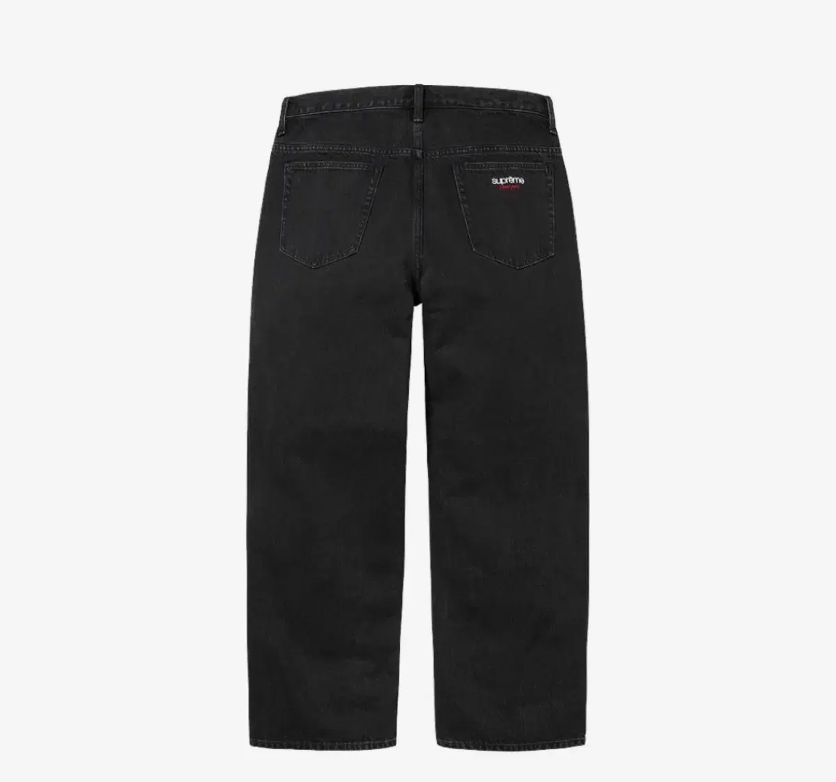黒 Supreme Rigid Baggy Selvedge Jean 25fw supreme Rigid Baggy 