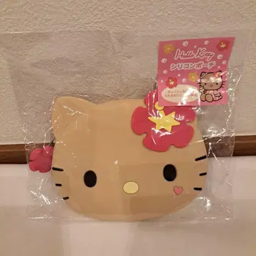 새상품 산리오 일광화상 키티 실리콘 파우치