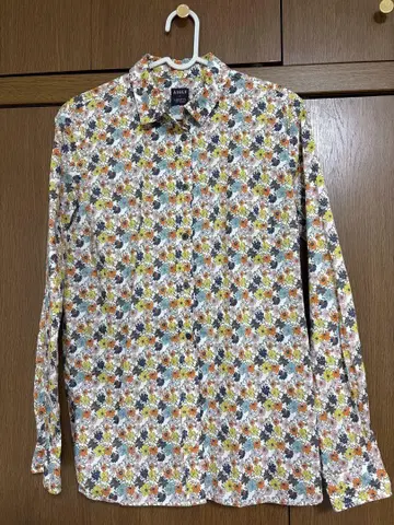 AIGLE 꽃무늬 긴팔 셔츠 L 40