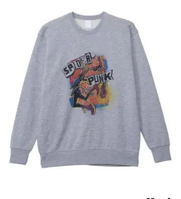 스파이더맨 스파이더 펑크 그레이 맨투맨 MARVEL