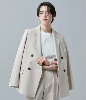 uncrave 크리스피 린넨 자켓